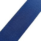 Sima fényes 40 mm x 3 mm, sűrű szövésű szatén heveder,kék