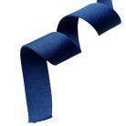 Sima fényes 40 mm x 3 mm, sűrű szövésű szatén heveder,kék