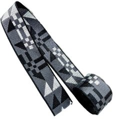 Sima fényes 50 mm x 3 mm  szövött heveder
