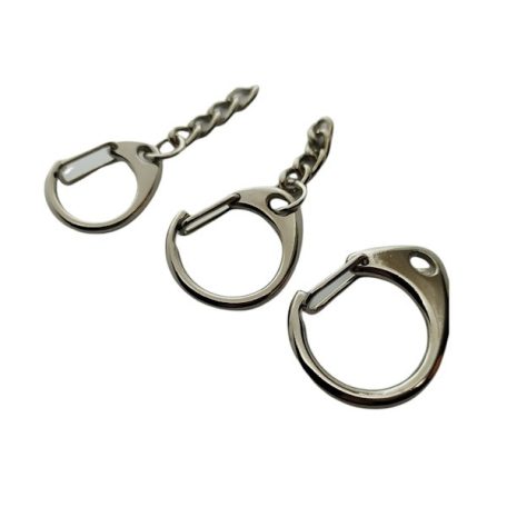 Kulcstartó  18 x  23 mm lánccal 45mm