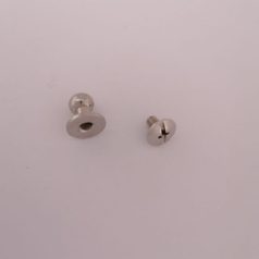 Pisztolygomb 6 mm , nikkel