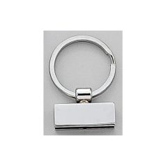 Kulcstartó 30 mm zamak , karikával , nikkel