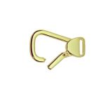 Kulcstartó karabíner 10 mm bújtató végű , arany