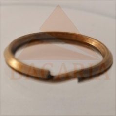 Kúlcskarika , préselt , 16 /20 mm , sárga antik