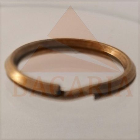 Kúlcskarika , préselt , 16 /20 mm , sárga antik
