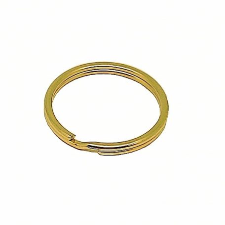 Kulcskarika , préselt , 20/25 mm , arany színű rezezett