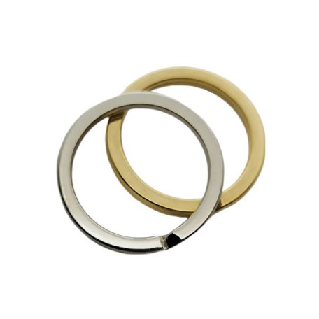 Kulcskarika, lapos , 27/33  mm , magasfényű arany