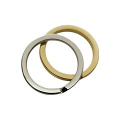 Kulcskarika, lapos , 27/33  mm , magasfényű nikkel