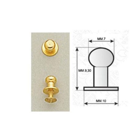 Pisztolygomb 7 mm , antik