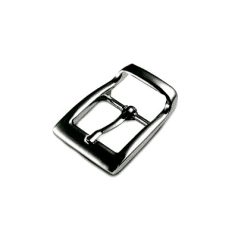 Trapéz zamak csat 15 MM , fényes fekete nikkel