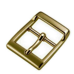 Trapéz zamak csat 30 MM x 45  , selyem sárga antik