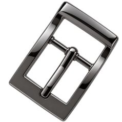 Trapéz zamak csat 30 MM x 55  , fekete nikkel