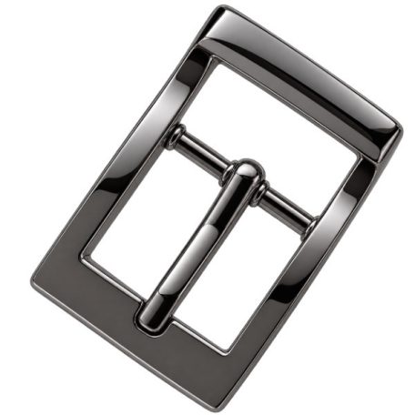 Trapéz zamak csat 30 MM x 55  , fekete nikkel