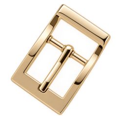 Trapéz zamak csat 30 MM x 55  , arany