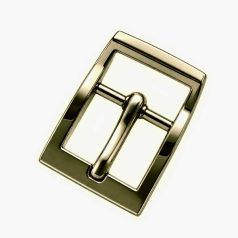20 MM zamak trapéz csat , selyem sárga antik