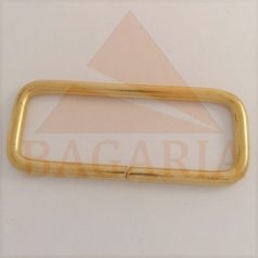   40 MM x 13 x 2,8 Bújtató vagy fogótartó , drót , nyitott , szögletes , rezezett 