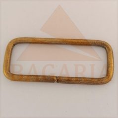   40 MM x 13 x 2,8 Bújtató vagy fogótartó , drót , nyitott , szögletes , sárga antik és sötét antik szinekben