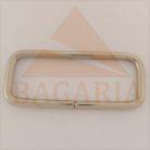 40 MM x 13  x 2,8  Bújtató vagy fogótartó , drót , nyitott , szögletes , nikkel