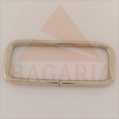  40 MM x 13  x 2,8  Bújtató vagy fogótartó , drót , nyitott , szögletes , nikkel