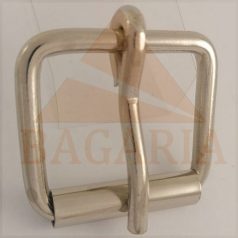   Pertgőscsat , hegesztett , nikkel , vasalapú   31 mm x 25 mm x 4,2 mm