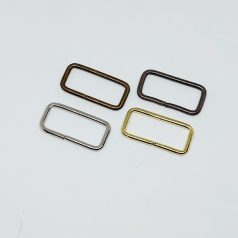   25  MM  x 10 x 2,2 Bújtató vagy fogótartó  , drót , nyitott , szögletes