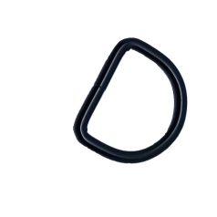   Félkarika hegesztett , fekete matt , 30 MM x 24 mm x 3,9 vastag