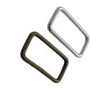 30 MM x 15 x 2,9 Bújtató vagy fogótartó , drót , nyitott ,szögletes , nikkel