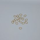  6 MM x 4 x 0,9 Bújtató , drót , nyitott , arany  