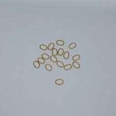  6 MM x 4 x 0,9 Bújtató , drót , nyitott , arany  
