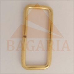   25 MM x 8 x 2,2 Bújtató vagy fogótartó  , drót , nyitott , szögletes 