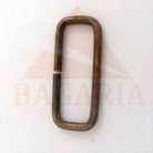 25 MM x 8 x 2,2 Bújtató vagy fogótartó  , drót , nyitott , szögletes 