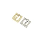 Lapos szögletes csat , 10 MM , nikkel