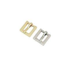 Lapos szögletes csat , 10 MM , nikkel