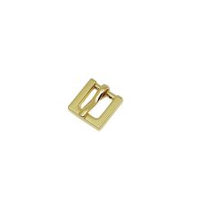 Lapos szögletes csat , 10 MM , arany