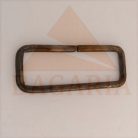 30 MM x 8  x 2,5 Bújtató vagy fogótartó, drót , nyitott , szögletes 