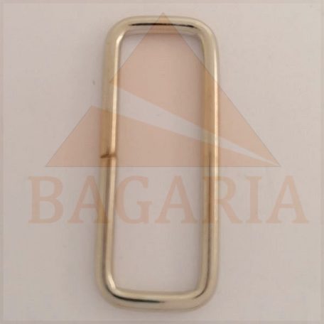 30 MM x 8  x 2,5 Bújtató vagy fogótartó, drót , nyitott , szögletes 