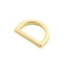 Lapos D karika zamak  25 MM x 16 x 4  arany