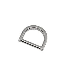 Lapos D-karika zamak 15 MM x 13 x 2,5 , nikkel