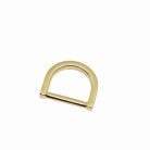 Lapos D-karika zamak 15 MM x 13 x 2,5 , arany