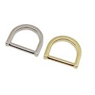 Lapos D-karika zamak 15 MM x 13 x 2,5 , arany