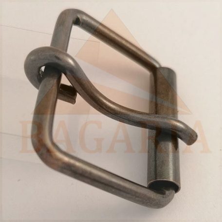 Pergőscsat , hegesztett ,  fekete nikkel szinü   40 MM x 28 mm x 4,2 mm