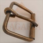 Pergőscsat , hegesztett ,  sárga antik szinü   40 MM x 28 mm x 4,2 mm