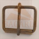 Pergőscsat , hegesztett ,  sárga antik szinü   40 MM x 28 mm x 4,2 mm