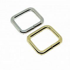   Fogótartó bújtató 25 MM x 20 x 4 , vasalapú , nyitott , arany