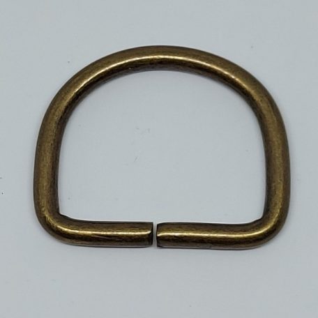 D karika vasalapú , nyitott , antik 40 MM x 30 x 5 