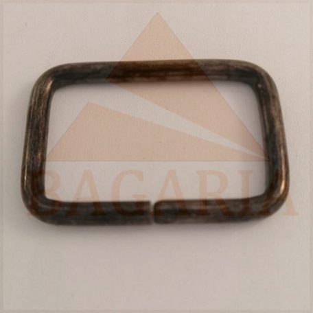 25 MM x 17 x 2,8 Bújtató vagy  fogótartó , drót , nyitott , szögletes