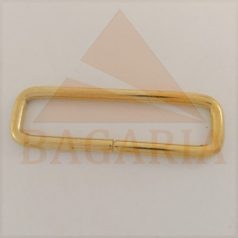   40 MM x 8 x 2,8 Bújtató vagy fogótartó , drót , nyitott , szögletes arany,antik,nikkel és fekete nikkel szinekben