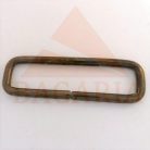 40 MM x 8 x 2,8 Bújtató vagy fogótartó , drót , nyitott , szögletes arany,antik,nikkel és fekete nikkel szinekben