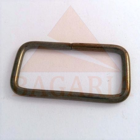 30 MM x 13 x 2,5 Bújtató vagy fogótartó , drót , nyitott ,szögletes 