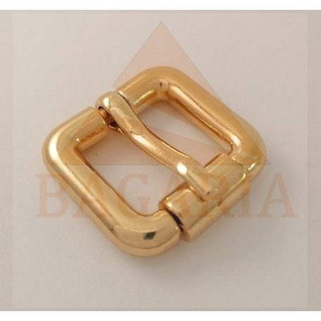 16 MM zamak pergős csat , arany